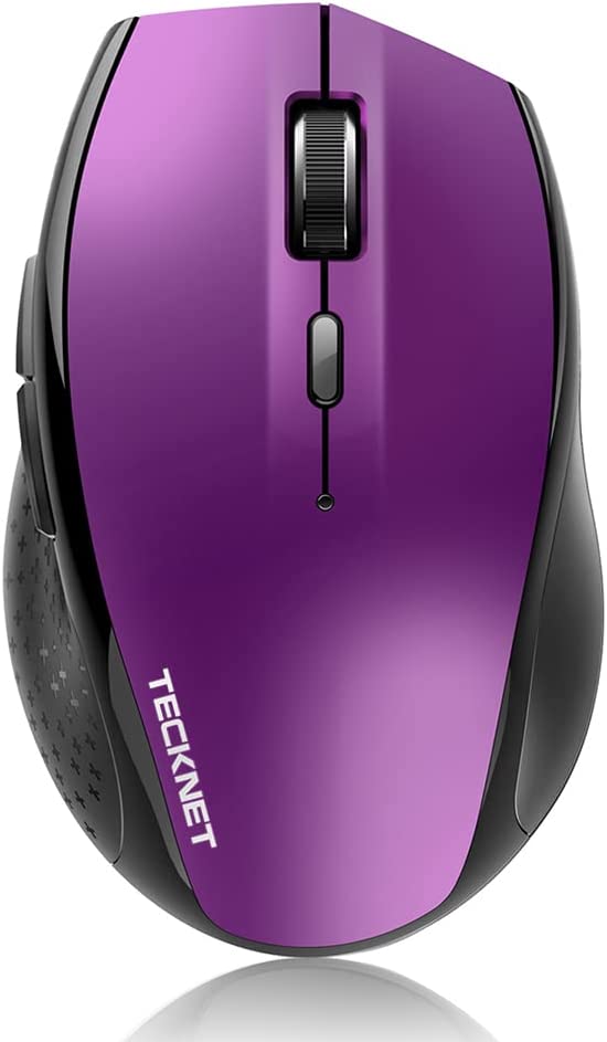 Photo 1 of Bluetooth Wireless Mouse, TECKNET 3200 DPI Computer Mouse, 24-Month Battery Life and 6 Adjustable DPI Levels, 6 Buttons 