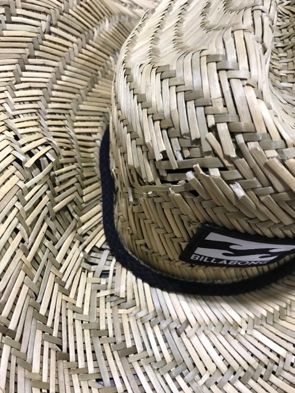 Photo 2 of Billabong Men's Classic Straw Lifeguard Hat/ 
A LITTLE TORN