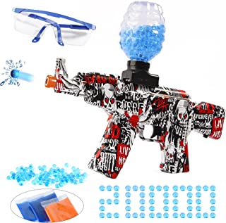 Photo 1 of CVCBSER AKM-47 Foam Blasters, Splatter Ball Blaster Automatic, with 20000+ Water Beads and Goggles, for Outdoor Activities - Shooting Team Game (Red)
