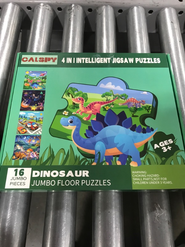 Photo 1 of 4 in 1 jigsaw puzzle 16 pieces ages 3+, pack of 3