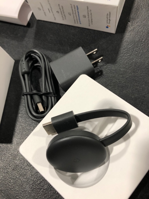 Photo 2 of Google Chromecast - Charcoal (3rd Generation)

