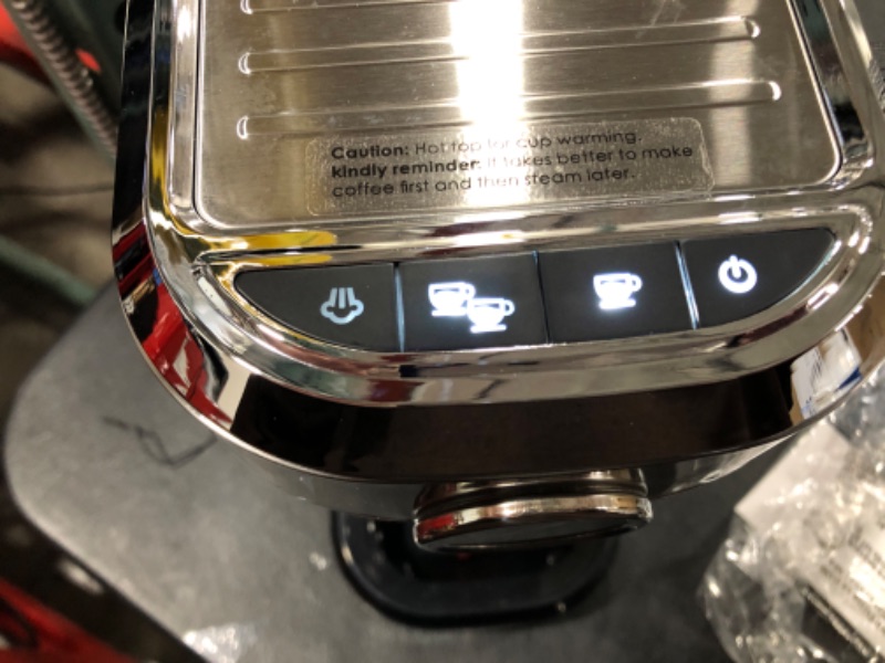 Photo 1 of Yabano Espresso Machine, Compact Espresso Maker with Milk Frother Wand, 15 Bar Professional Coffee Machine for Espresso, Cappuccino and Latte