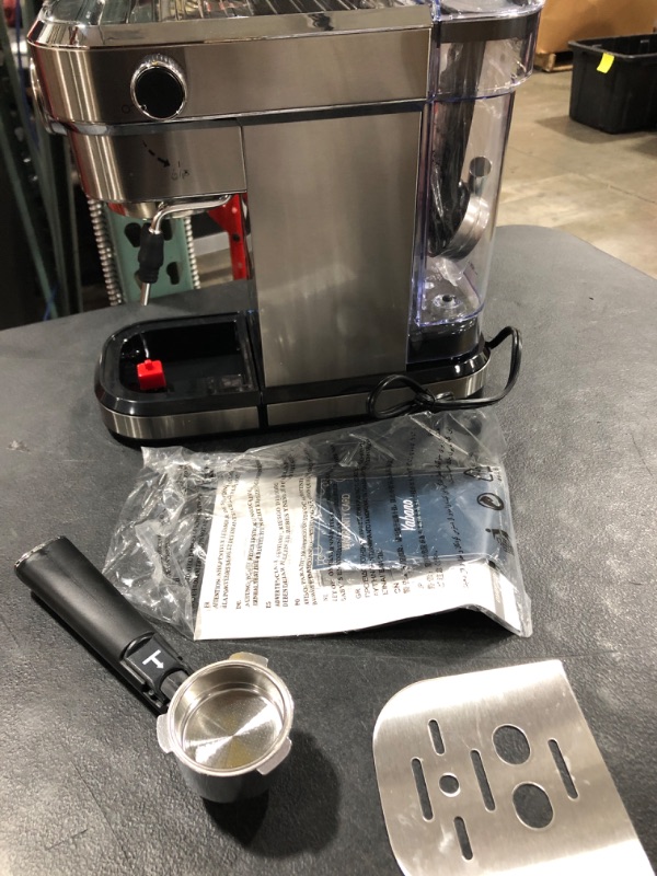 Photo 1 of Yabano Espresso Machine, Compact Espresso Maker with Milk Frother Wand, 15 Bar Professional Coffee Machine for Espresso, Cappuccino and Latte