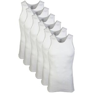 Photo 1 of 6 PACK WHITE GILDAN SHIRTS SIZE L