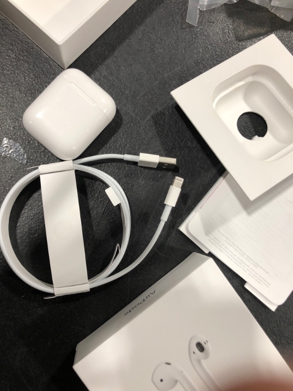 Photo 2 of Apple - AirPods with Charging Case (2nd generation) - White
