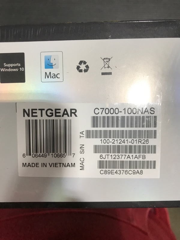 Photo 2 of Nighthawk AC1900 Dual-Band WiFi DOCSIS 3.0 Cable Modem and Router - 960 Mbps