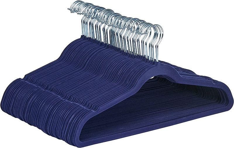 Photo 1 of 25 Pack of Blue Velvet Hangers