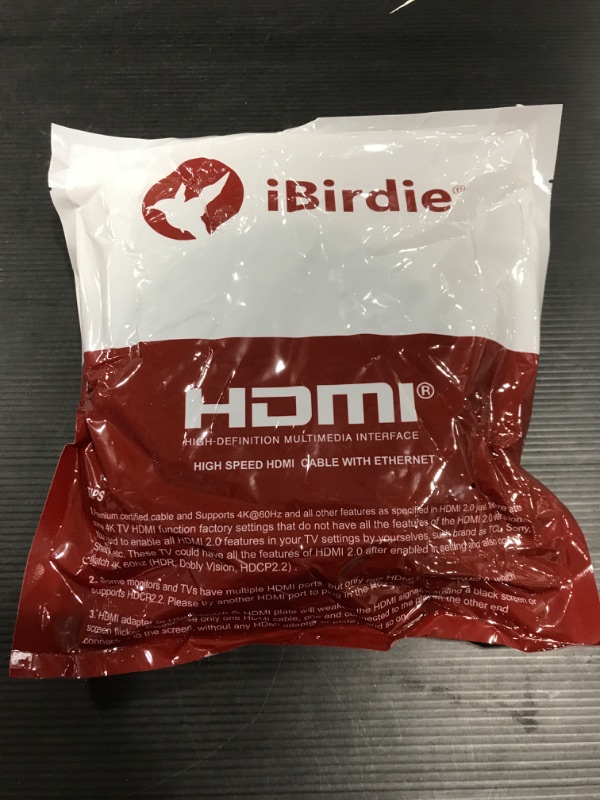 Photo 1 of ibirdie high speed hdmi cable with Ethernet