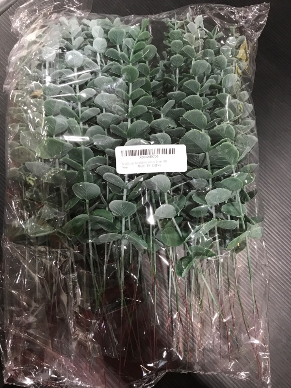 Photo 2 of Artificial Eucalyptus Leaves Stems [50 ct]