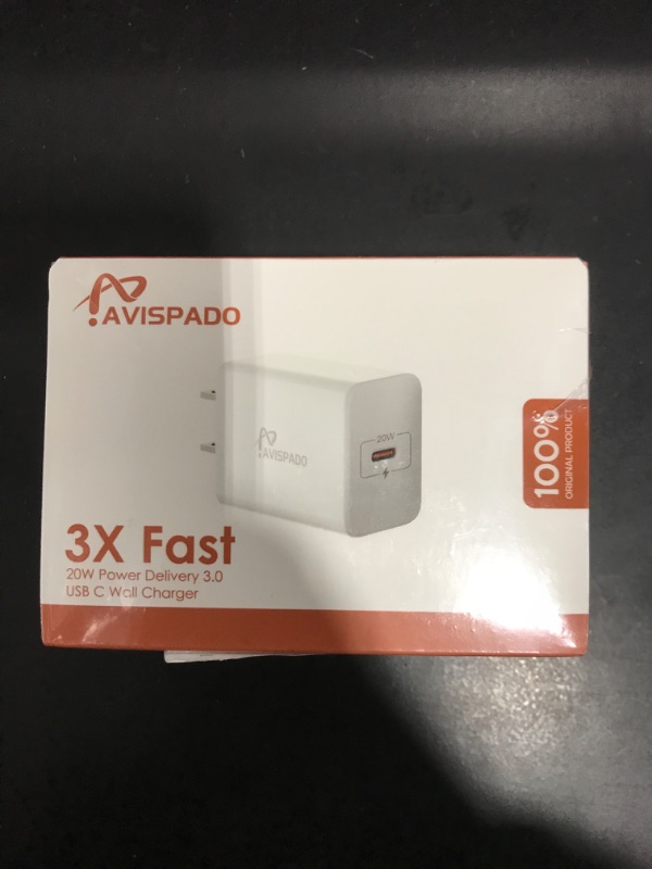 Photo 2 of Avispado USB C Wall Charger Fast, 20w Power delivery 3.0 Fast Charger