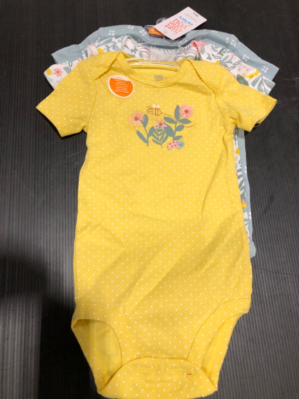 Photo 2 of Baby Girls' 3pk Bee Bodysuit - Just One You® Made by Carter's Yellow/Blue
18M