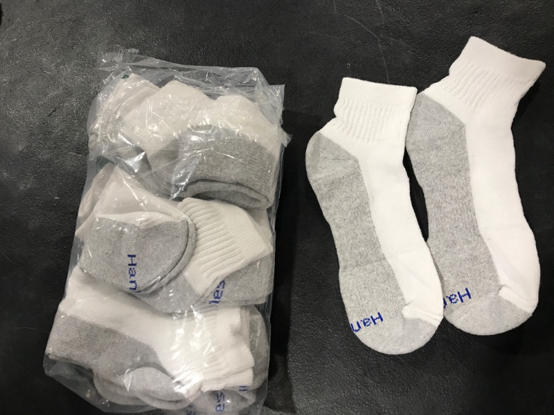 Photo 1 of 12 PACK HANES MID LENGHT SOCKS SIZE UNKNOWN 