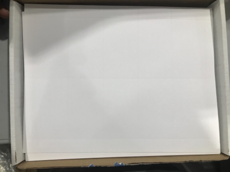 Photo 2 of Heavyweight White Blank Business Card Paper - 100 Sheets / 1000 Business Cards - 80lb Cover / 218 GSM - Inkjet and Laser Printer Compatible - Standard 3.5 x 2 Inches