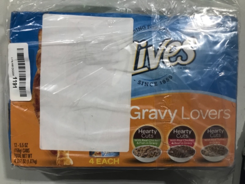 Photo 2 of 9 Lives Cat Food, Gravy Lovers - 12 pack, 5.5 oz cans