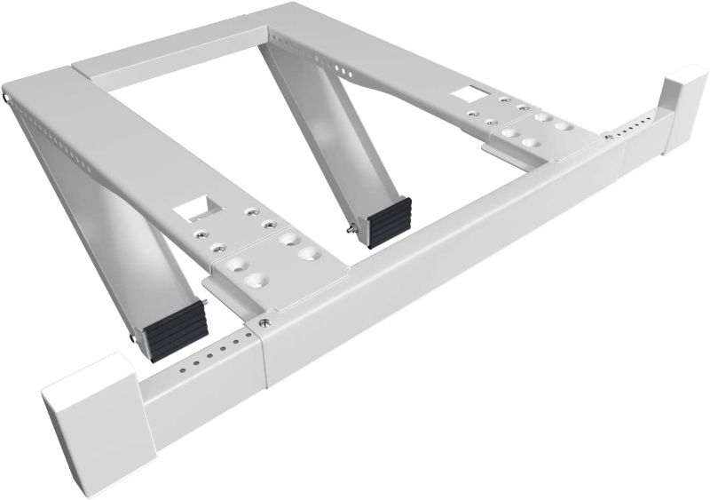 Photo 1 of ALPINE HARDWARE Premium Heat Pump Drillless Drill-Less Window Air Conditioner & Heat Pump Bracket - Window AC Support - Supports Air Conditioners Well Over 200 lbs. - No Drilling 2022 Model
