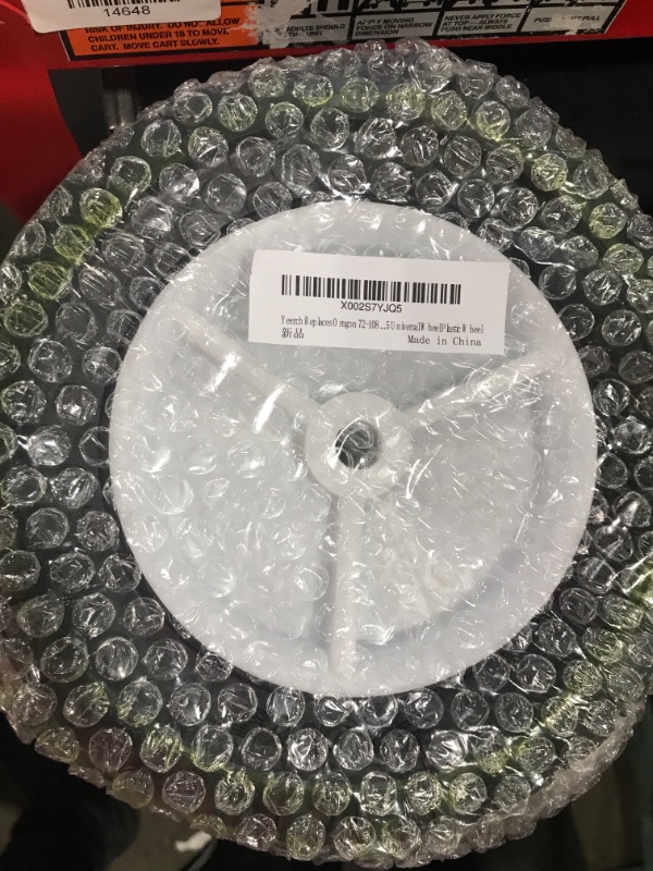 Photo 2 of 10" Flat Free Solid Tire Wheel?for Dolly Handtruck Cart?10" Flat Free Tires Air Less Tires Wheels with 5/8" Center - Solid Tire Wheel for Dolly Hand Truck Cart/All Purpose Utility Tire on Wheel
