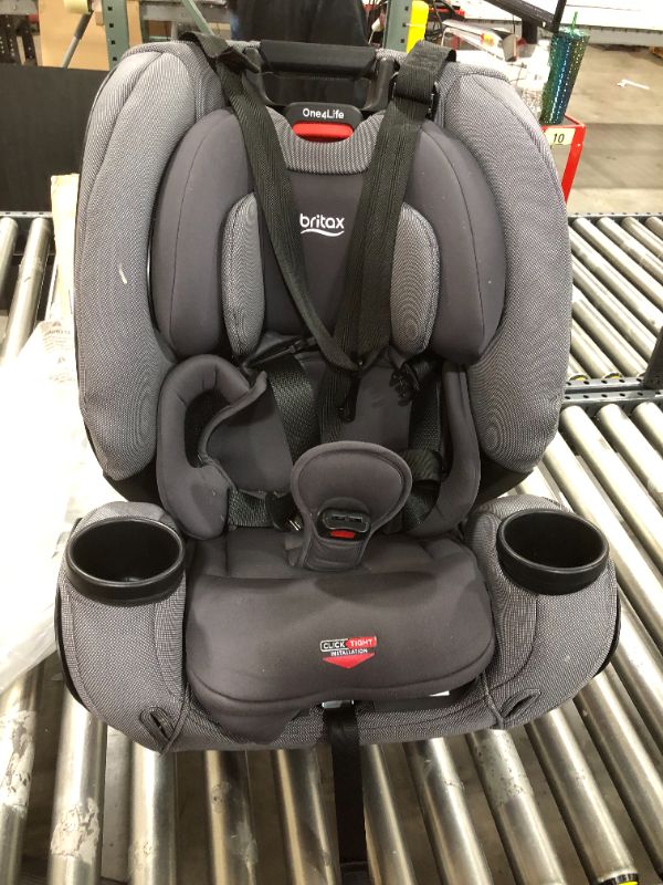 Photo 2 of Britax One4Life ClickTight All-in-One Car Seat – 10 Years of Use – Infant, Convertible, Booster – 5 to 120 pounds - SafeWash Fabric, Drift