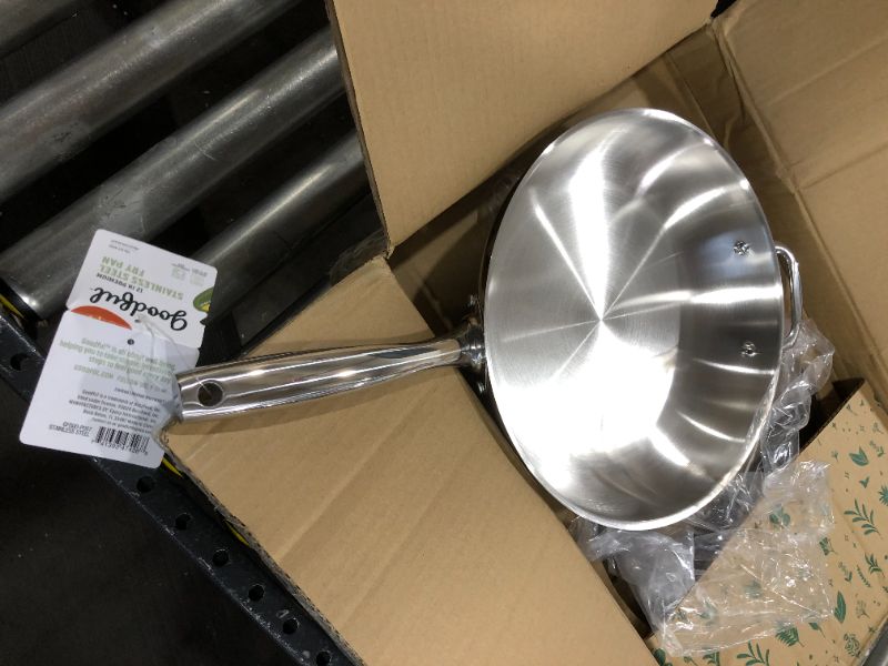 Photo 2 of GOODFUL Fry Pan Stainless Steel Tri-Ply Clad 12-inch