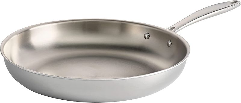 Photo 1 of GOODFUL Fry Pan Stainless Steel Tri-Ply Clad 12-inch