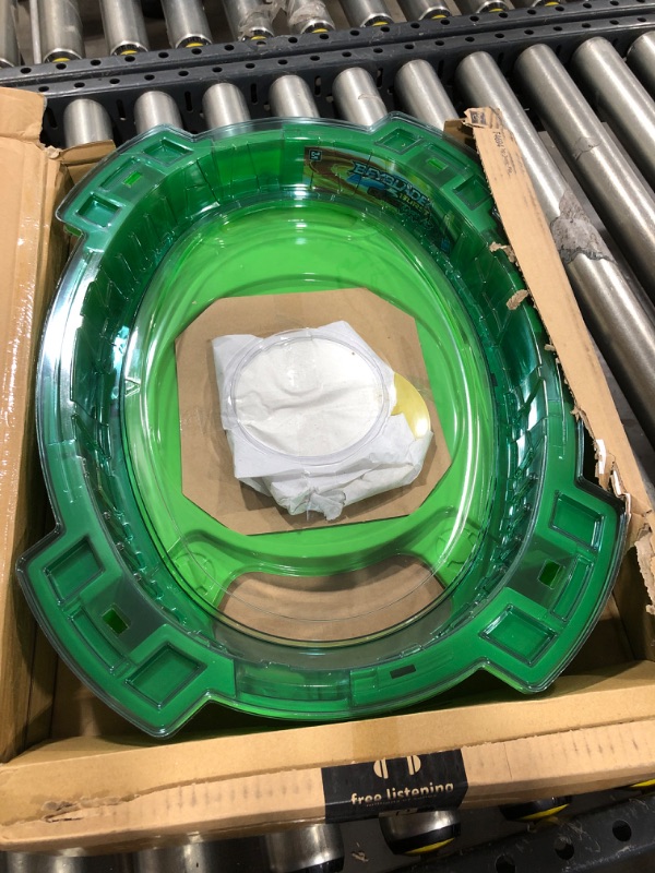 Photo 1 of BEYBLADE Burst QuadDrive Interstellar Drop Battle Set, Set Stadium, 2 Battling Tops and 2 Launchers, Toys for 8 Year Old Boys & Girls & up
