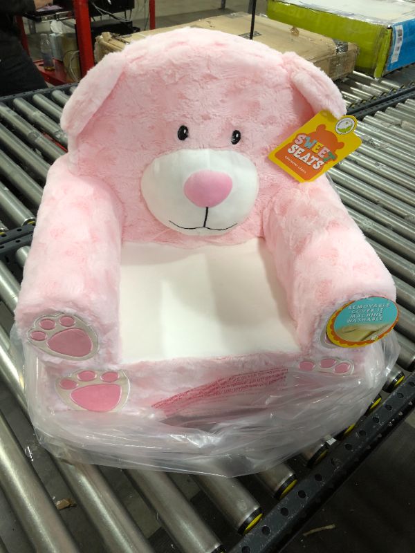 Photo 2 of Animal Adventure(R) Sweet Seats Pink Bear Plush Chair