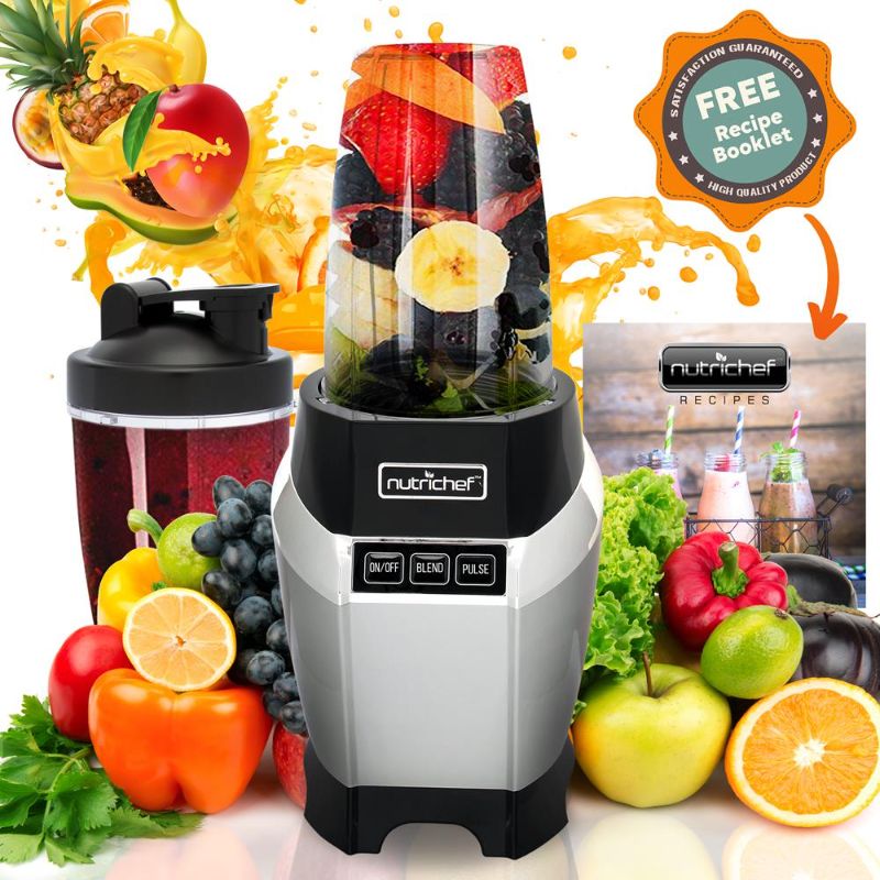 Photo 1 of NutriChef NCBL1000 Professional Home Kitchen Power Pro Mini Countertop Blender - 9.26