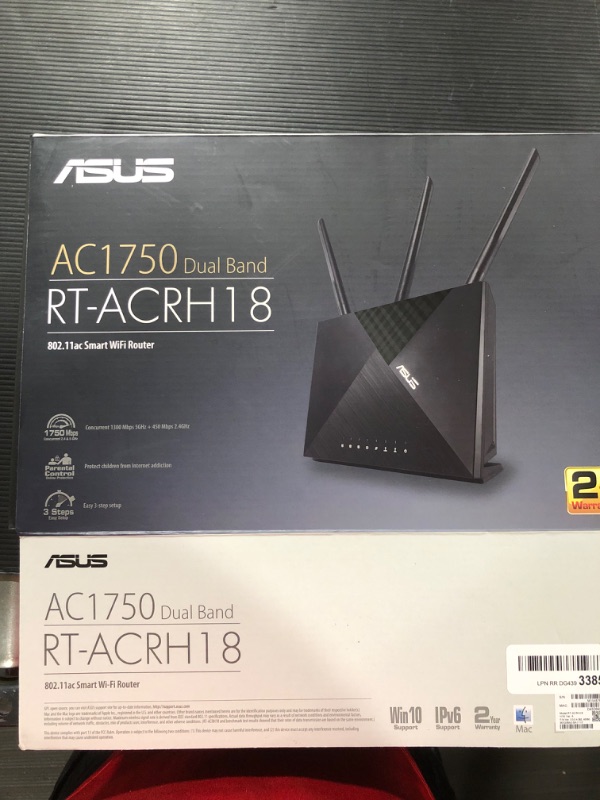 Photo 1 of ASUS RT-AC65 AC1750 Dual-Band Gigabit Wireless Internet Router MU-MIMO Ver2; Parental Control; 4 Gigabit LAN Ethernet Ports; USB 3.1 (Gen 1 Type-A)
