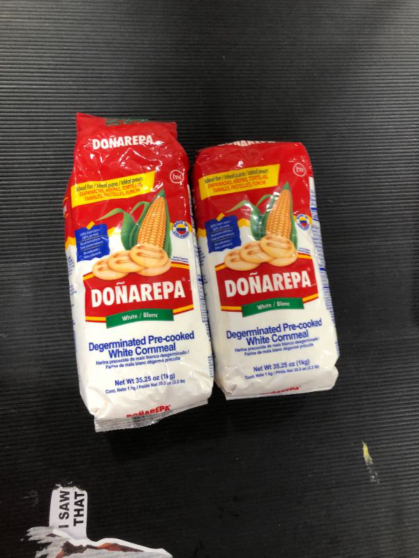 Photo 2 of (2 Pack) Donarepa Precooked White Corn Flour, 35.2 Oz

***EXPIRED***