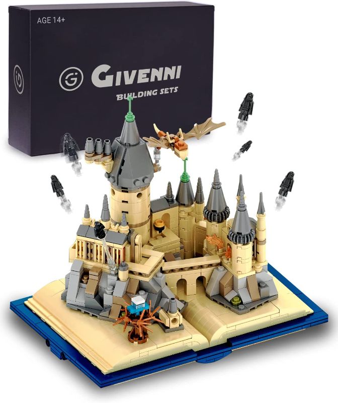 Photo 1 of Givenni Mini Magic Harry Castle Book Building kit, MOC Building Blocks Set Education Stem Toy, Compatible with Lego, Collectible Playset for Ages 14+ 8+ (777pcs)
