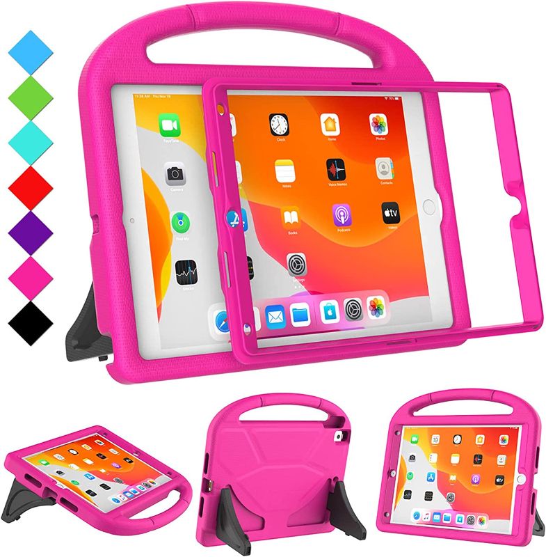 Photo 1 of  iPad 10.2 & 10.5 Case for Kids, Pink 