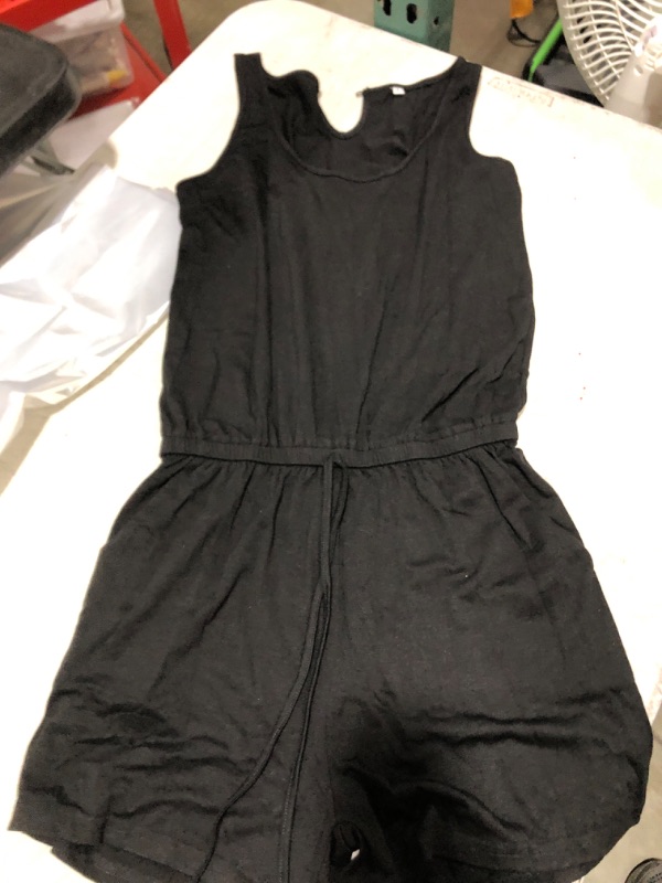 Photo 2 of ANRABESS Women's Summer Tank Jumpsuit  Romper with Pockets (SMALL) 