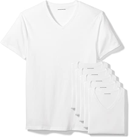 Photo 1 of Amazon Essentials Men's V-Neck T-Shirt, Pack of 6
SIZE XS