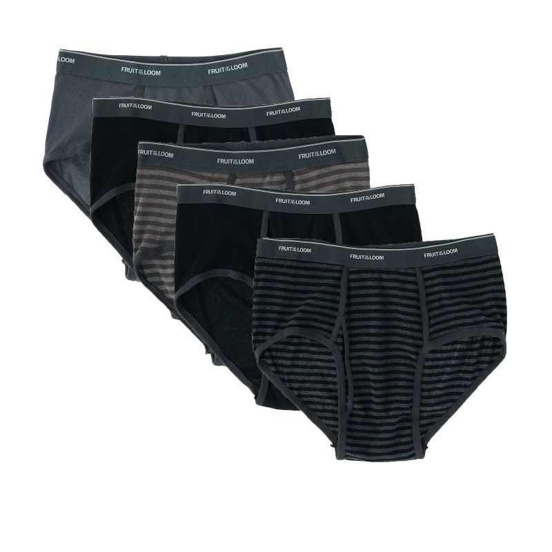 Photo 1 of 6 PACK Fruit of the Loom Men's Fashion Pattern Briefs Underwear SIZE 2XL