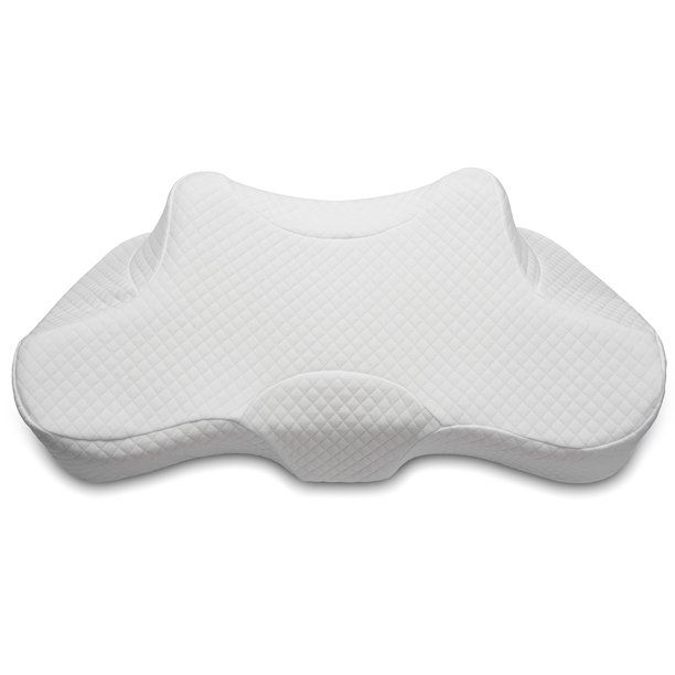 Photo 1 of "Cervical Memory Foam Pillow, Contoured Pillows for Neck and Shoulder Pain, Ergonomic Orthopedic Sleeping Neck Contoured Support Pillow