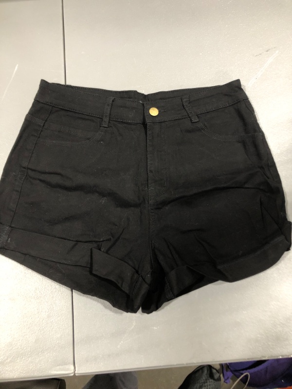 Photo 1 of Black jean shorts Size L