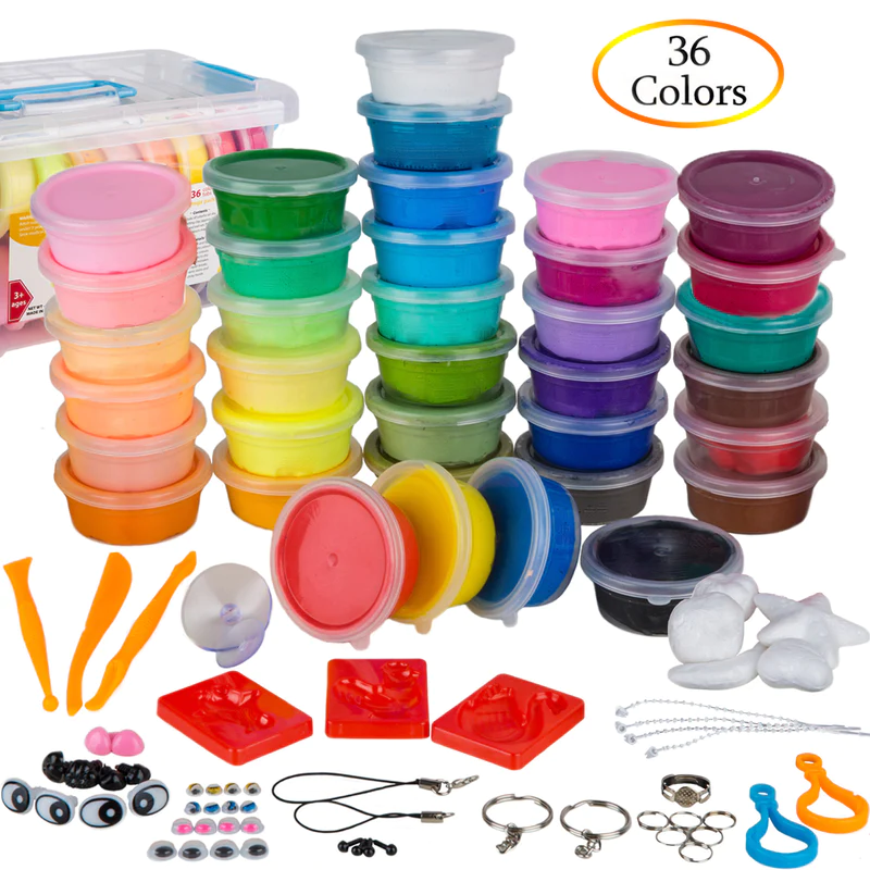 Photo 1 of  Polyclay 36 COlor Fun kit for children 