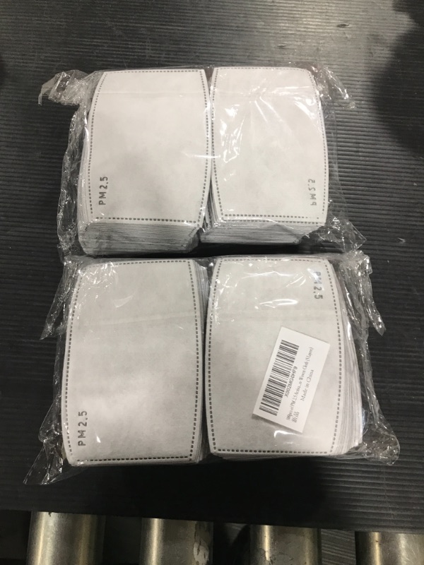 Photo 2 of 200pcs of PM 2.5 Activated Carbon Filters, Replaceable Anti Haze Filters?Meltblown Non-Woven Cloth (5 Layers)