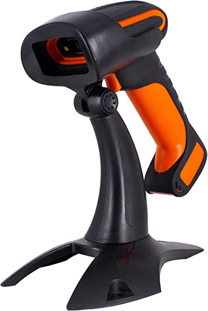 Photo 1 of Symcode Wireless 2D Bluetooth Barcode Scanner with Stand, 3 in 1 Bluetooth & 2.4GHz Wireless & USB Wired Connection, Industrial Dustproof and Waterproof, QR Image Bar Code Reader with Vibration Alert
