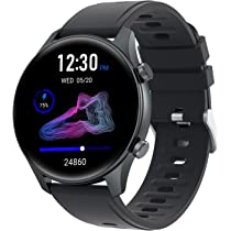 Photo 1 of TouchElex Smart Watch 1.2" AMOLED Always-on Display for Android Phones and iOS Compatible iPhone Samsung Men Women Oxygen Heart Rate Monitor 3ATM Smartwatch Fitness Tracker