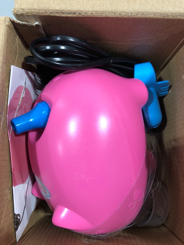 Photo 2 of Balloon Pump Electric, New Portable Air Inflator Blower for Balloon Arch, Balloon Column Stand, Party Decoration (Little-Pig Shape)