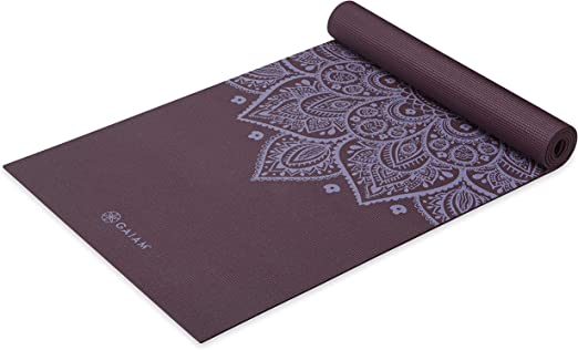 Photo 1 of Gaiam Yoga Mat - Premium 5mm Print Thick Non Slip Exercise & Fitness Mat for All Types of Yoga, Pilates & Floor Workouts (68" x 24" x 5mm)