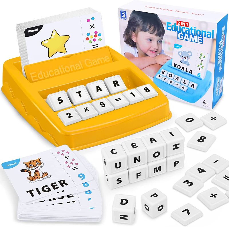 Photo 1 of Educational Matching Letter Game, Sight Word Games, Interactive Game Toys. for Kids Toys Educational Learning Toys for Boys Girls Birthday Party Gifts for 3 4 5 6 Year Olds
