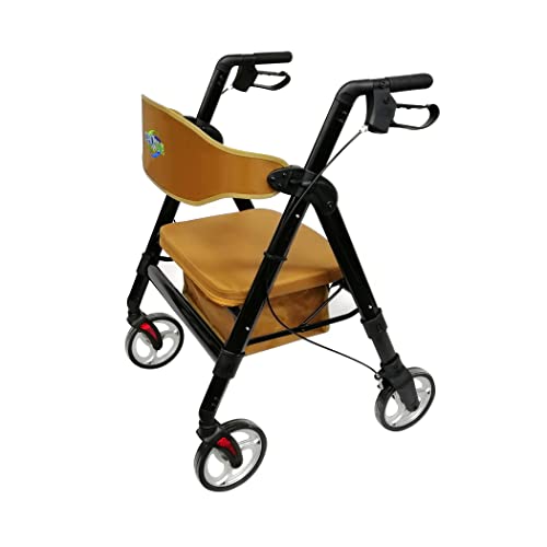 Photo 1 of 
Healthline Heavy Duty Extra Wide Bariatric Aluminium Rollator 450LB with Large Padded Seat & Extra Wide Basket, 4 Wheel Folding Walker for Tall Person thumbnail Healthline Heavy Duty Extra Wide Bariatric Aluminium Rollator 450LB with Large Padded Seat & 