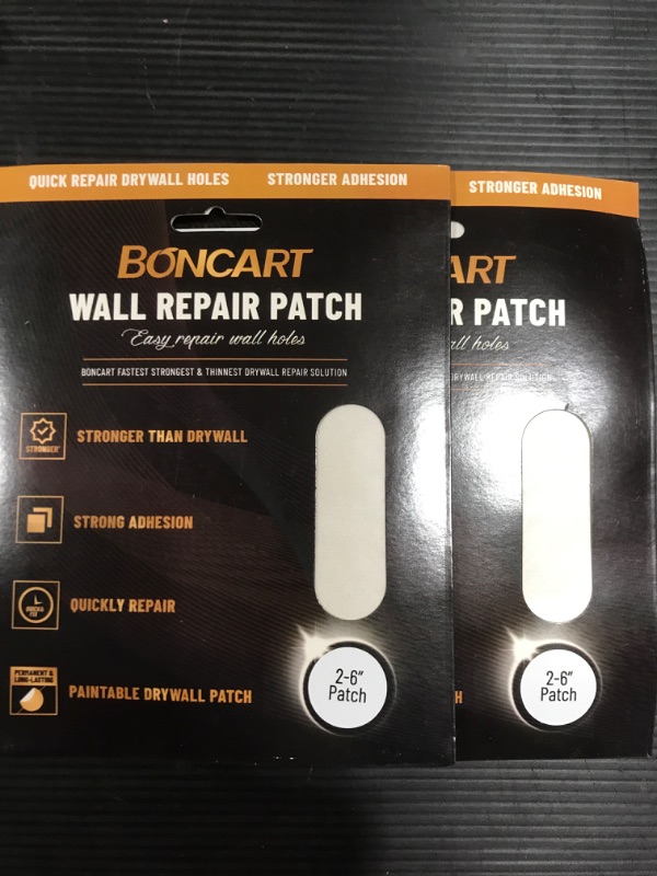 Photo 1 of 2 Pack- Boncart Wall Repair Patch kit, No Trace Drywall Repair, Surper Adhesion Drywall Patch 6"