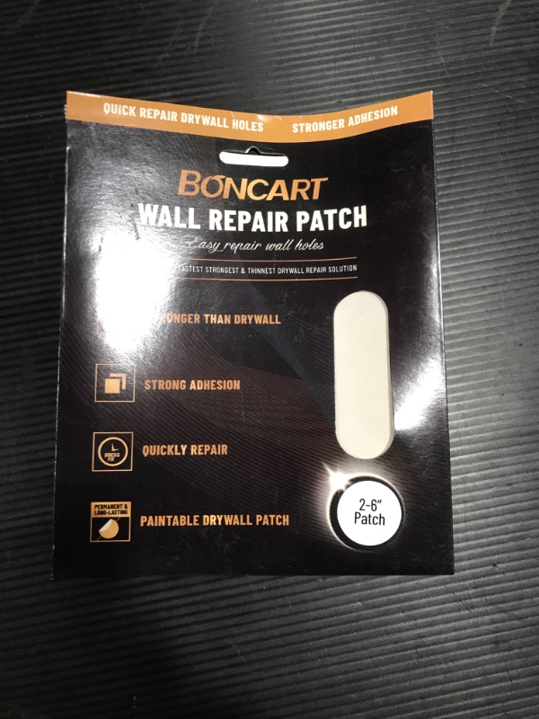 Photo 1 of Boncart Wall Repair Patch kit, No Trace Drywall Repair,Surper Adhesion Drywall Patch,2/4/6 Inch Drywall Repair Kit 6"