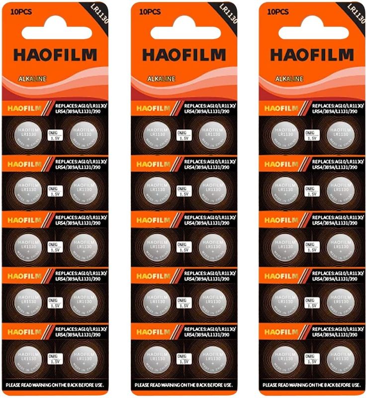 Photo 1 of Premium Alkaline Battery,1.5V Round Button Coin Cell Batteries (30 Pack)