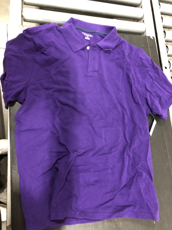 Photo 1 of AMAZON ESSENTIALS PURPLE POLO LARGE