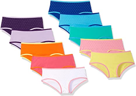 Photo 1 of Amazon Essentials Girls' Bikini Underwear, Multipacks small
