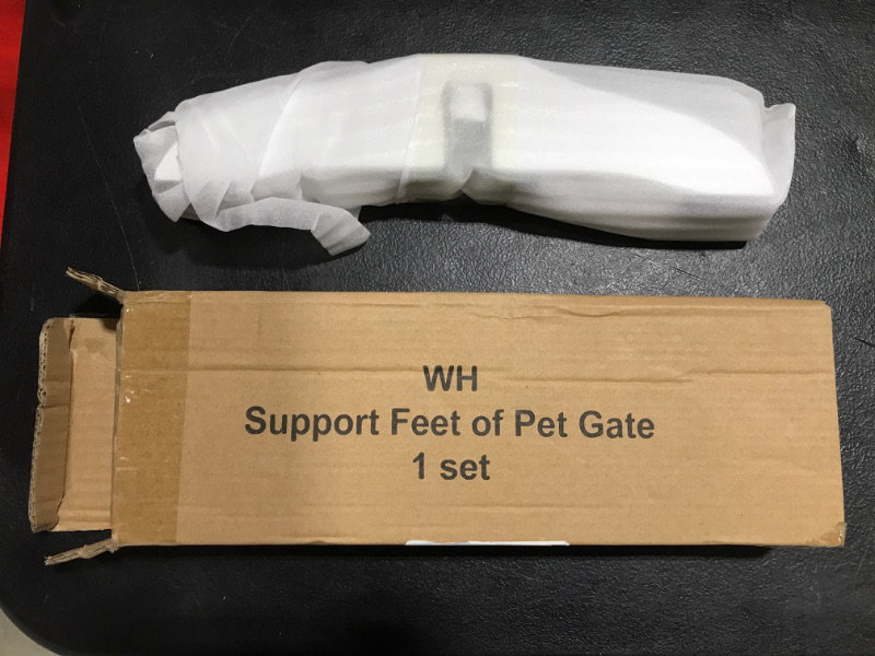 Photo 2 of ! set of support feet for pet gate