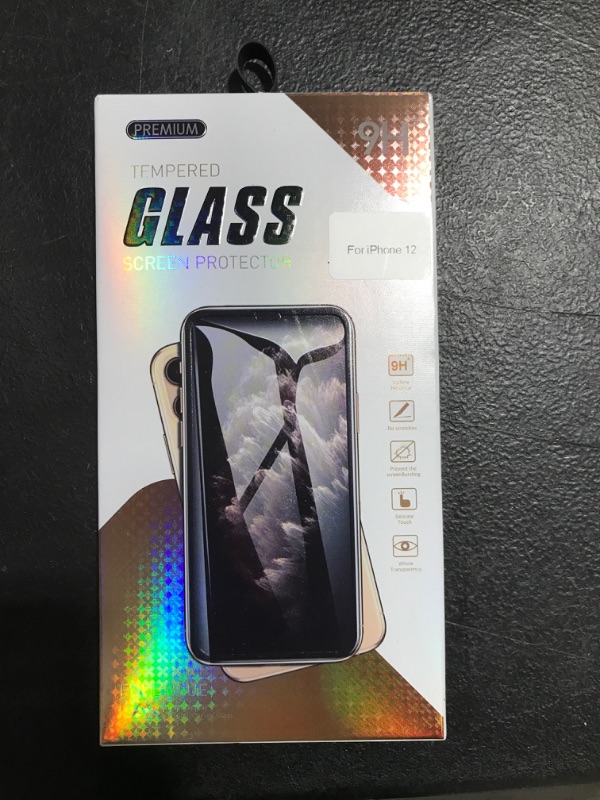 Photo 1 of premium tempered glass screen protector iphone 12